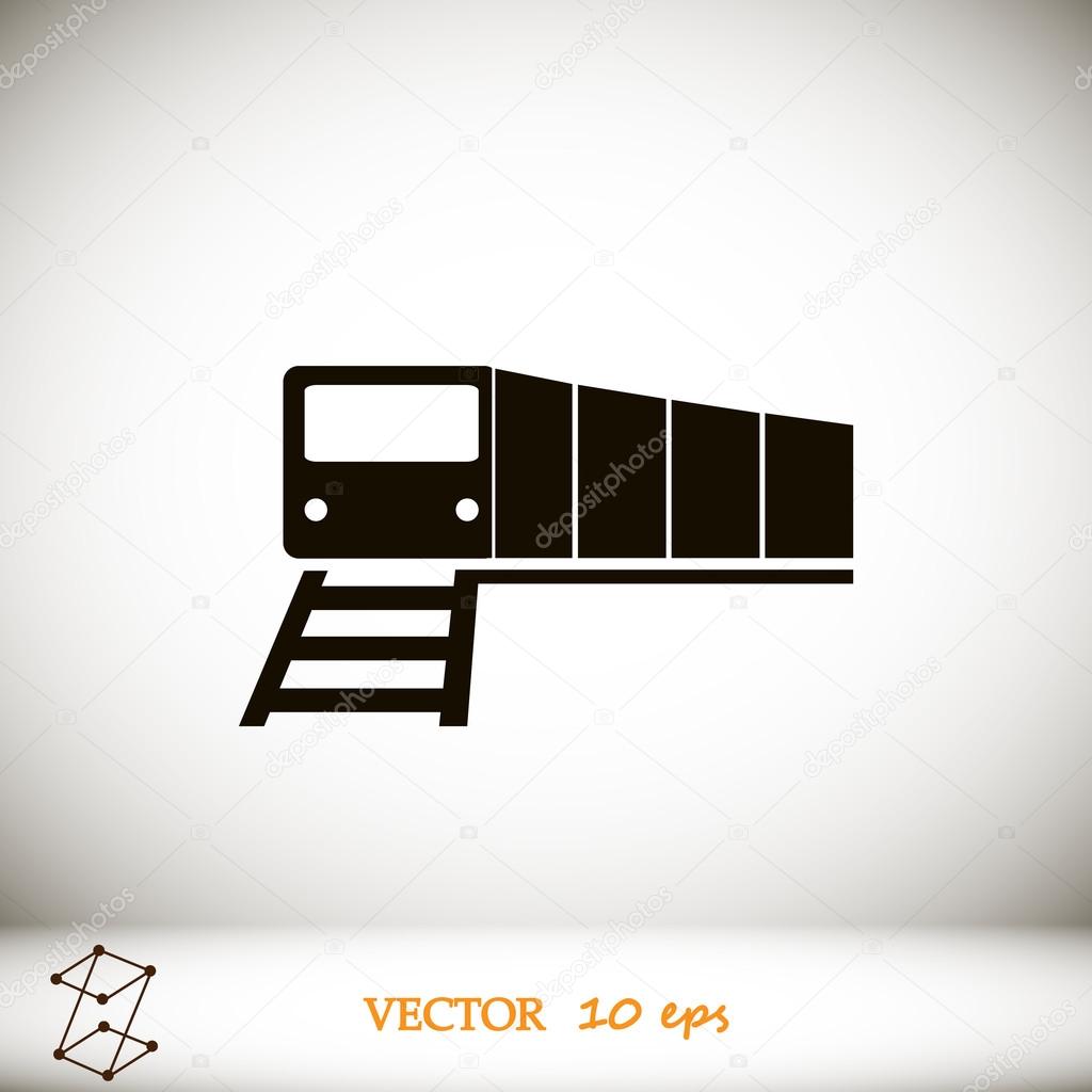 train vector icon