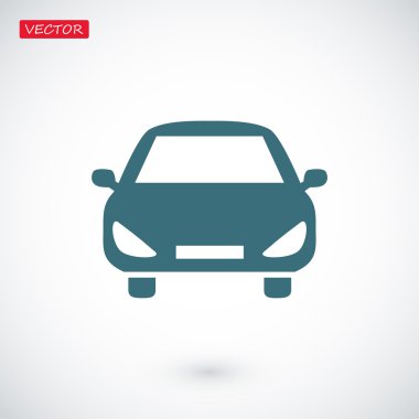 düz araba simgesi