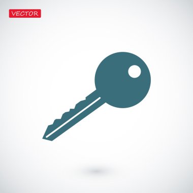 Düz anahtar simgesi
