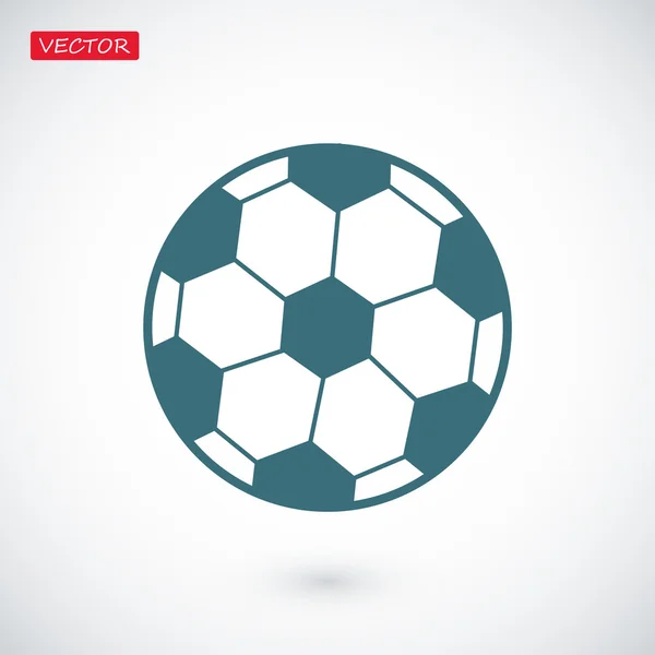 Icône de ballon de football classique — Image vectorielle