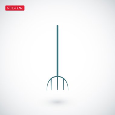 Bahçe çatal simgesi