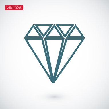 Elmas vektör simgesi
