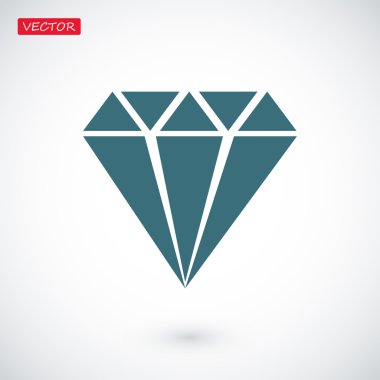 Elmas vektör simgesi