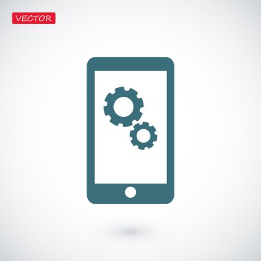 Smartphone ve SMM simgesi