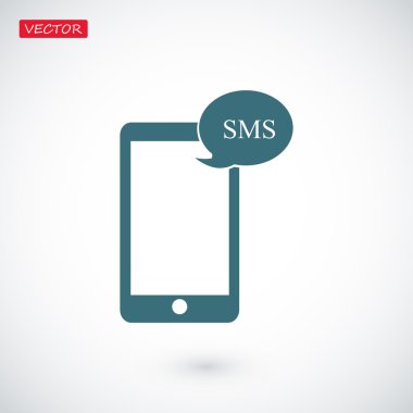 Cep telefonu sms simgesi