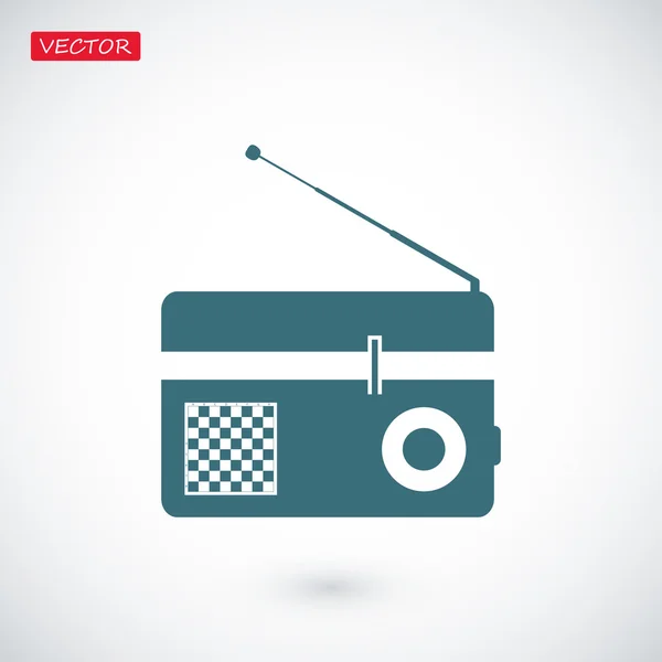 Icône de signe radio — Image vectorielle