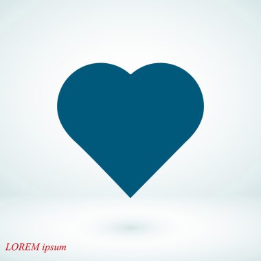 Kalp Vektörü Simgesi