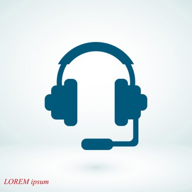 Kulaklık vektör simgesi