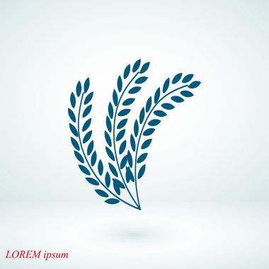 buğday vektör simgesi