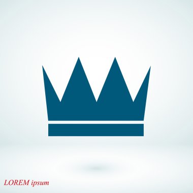 taç vektör simgesi