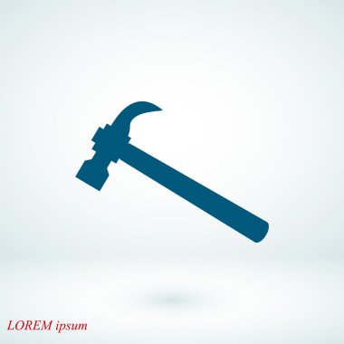 çekiç vektör simgesi