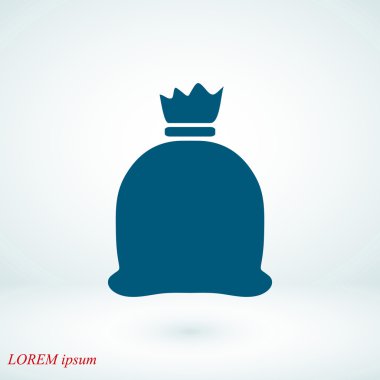 çanta vektör simgesi