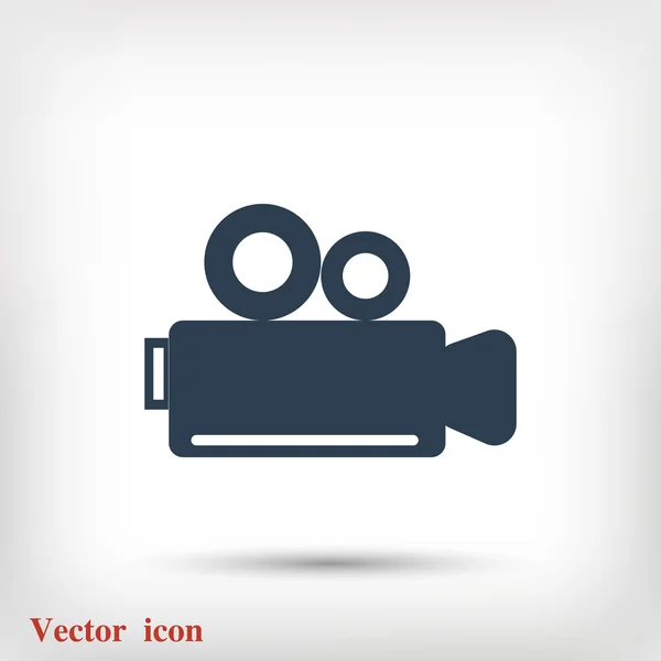 Icono de cámara de vídeo — Vector de stock