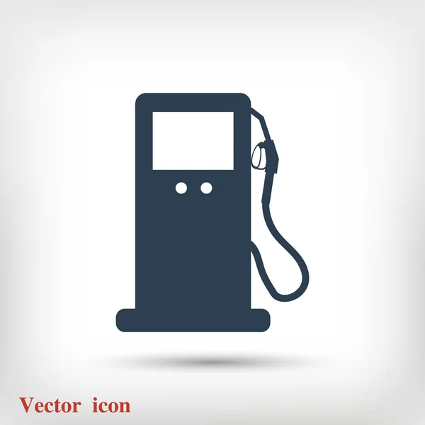 Icono de gas plano — Vector de stock