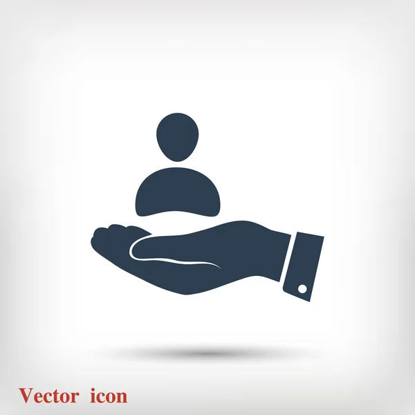 Business man icon — Stock Vector