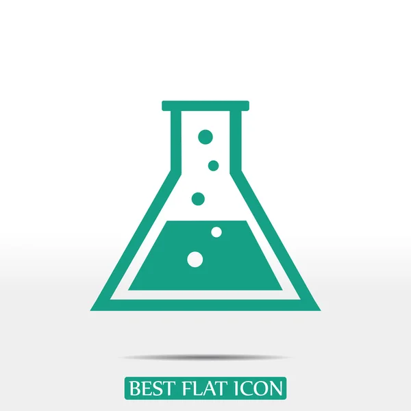 Laboratorium glas pictogram — Stockvector