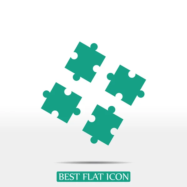 Puzzle pièces icône — Image vectorielle