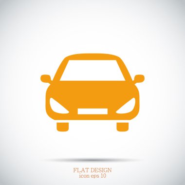 Araba vektör simgesi