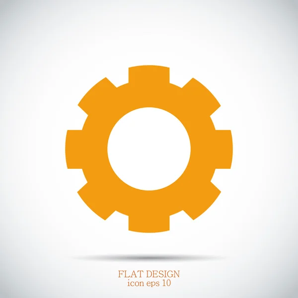 Gear cog wheel icon — Stock Vector