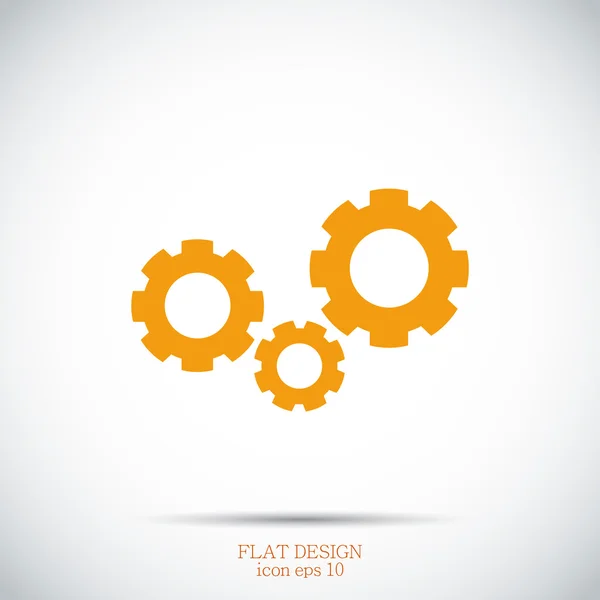 Gears cog wheels icons — Stock Vector