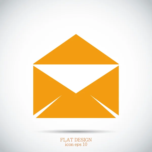 Icône lettre enveloppe — Image vectorielle