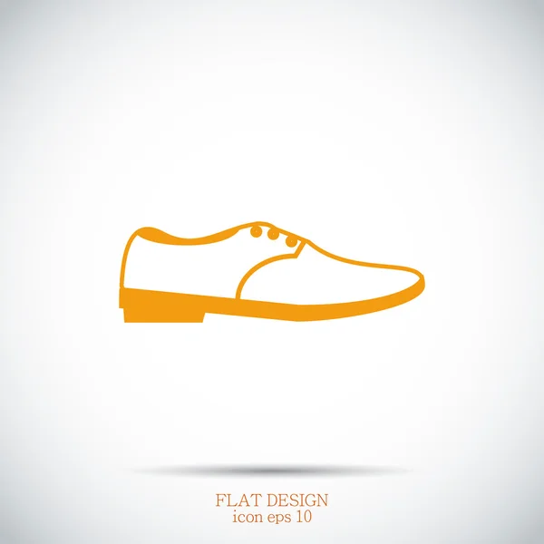 Icône vectorielle chaussure — Image vectorielle