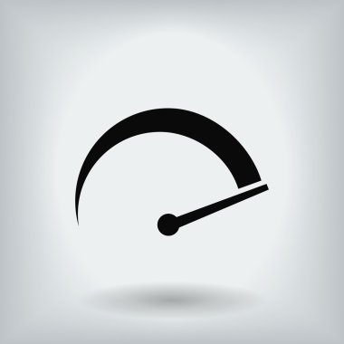 hız göstergesi düz simgesi