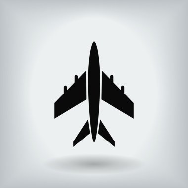 uçak vektör simgesi