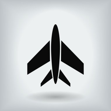 uçak vektör simgesi