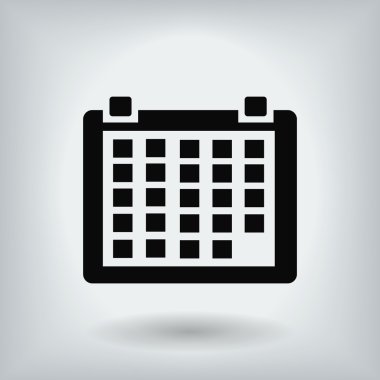 Takvim vektörü simgesi