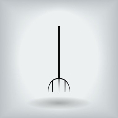 Bahçe çatal simgesi