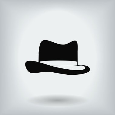 Retro şapka simgesi