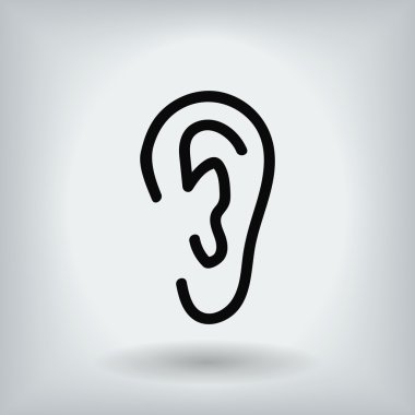 İnsan kulağının simgesi