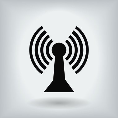 Comunication düz simgesi