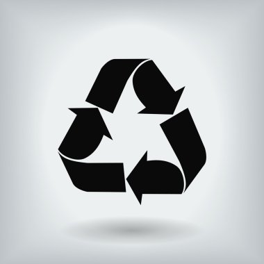 geri dönüşüm işareti simgesi