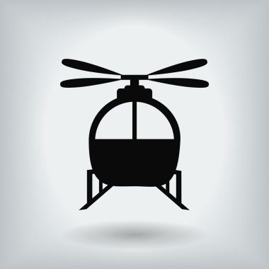 Helikopter vektör simgesi