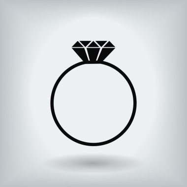 Yüzük vektör simgesi