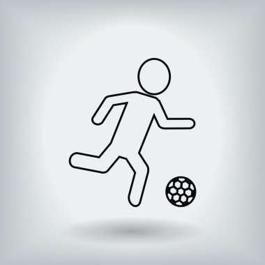  Futbol oyuncu siluet
