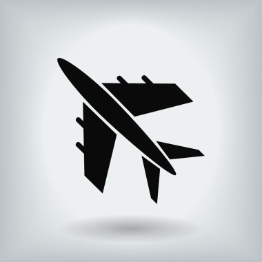 uçak vektör simgesi