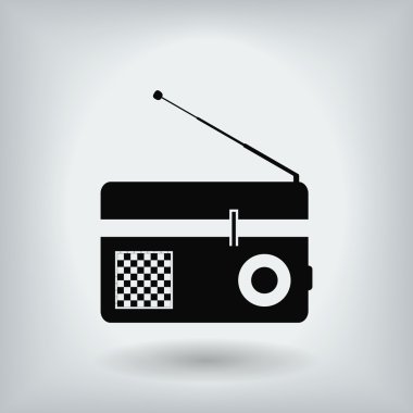 Retro radyo simgesi