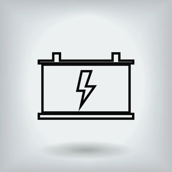 Autobatterij vector pictogram — Stockvector