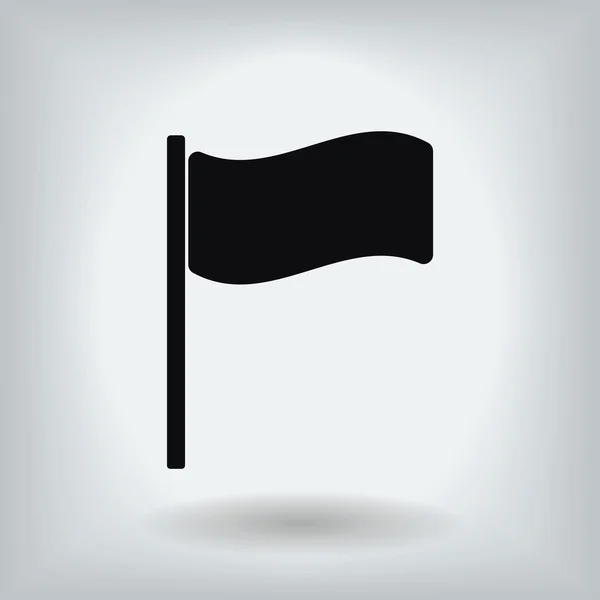 Ícone do vetor de bandeira — Vetor de Stock