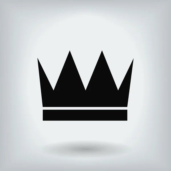Crown vector icon — Stock Vector