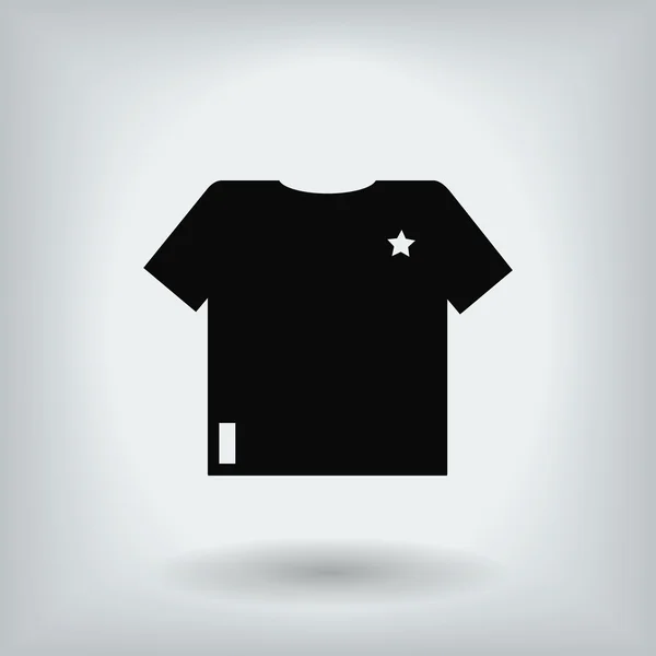 T-paita litteä kuvake — vektorikuva