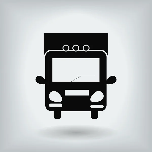 货车平板车图标 — 图库矢量图片