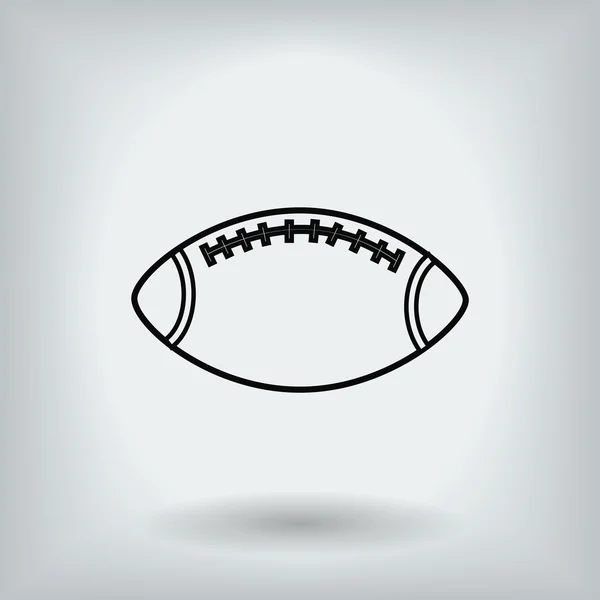 橄榄球图标 — 图库矢量图片