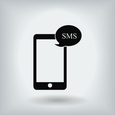 Cep telefonu sms simgesi