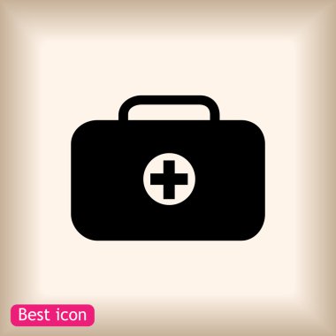ilk yardım çantası simgesini
