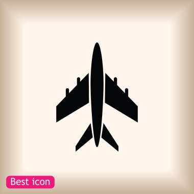 uçak vektör simgesi