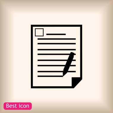 İş belgesi simgesi